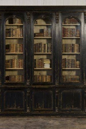 LIBRERIA IN LEGNO VECCHIO